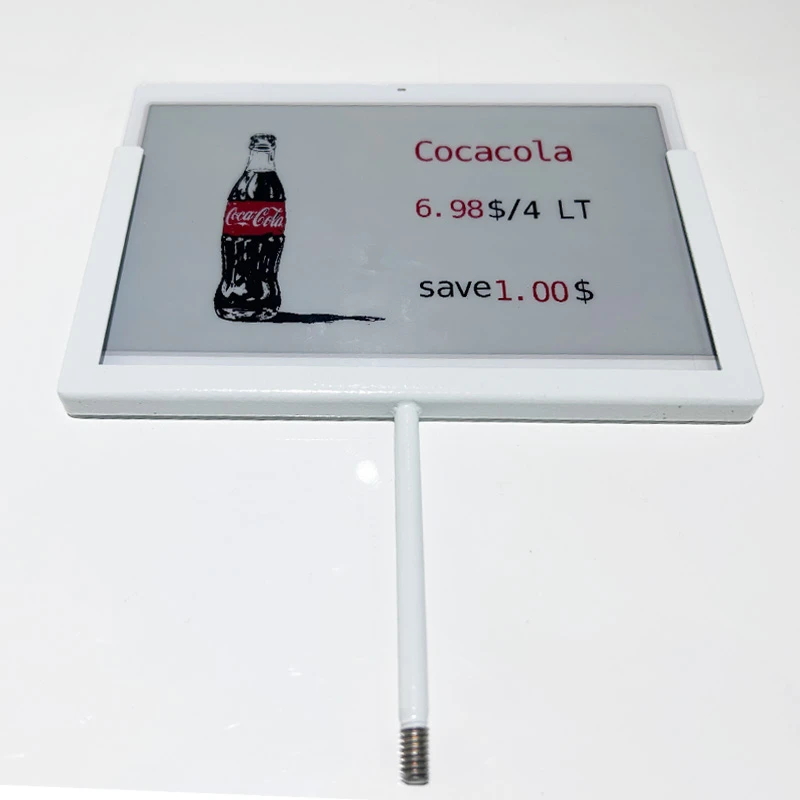 7.3 Pulzier Elettroniku Price Tag Metal Screw Mount Coca-Cola Style