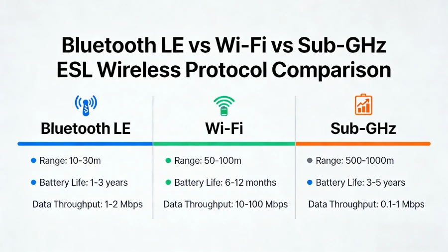 Bluetooth vs Wi-Fi vs Sub-GHz Tikketta tal-ixkaffa elettronika