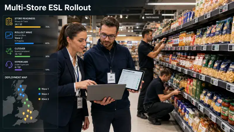Pjan ta' Tnedija tat-Tikketti ta' l-Ixkaffa Elettronika għall-Bejgħ bl-Imnut ta' Multi-Store